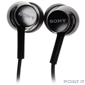 Sony MDR-EX155AP B Наушники-вкладыши с микрофоном, черный