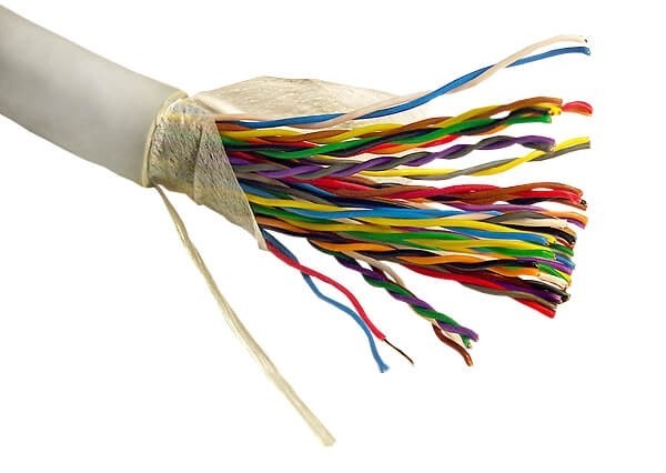 Кабель LC UTP16 cat.5, , 0,45мм, серый 5м