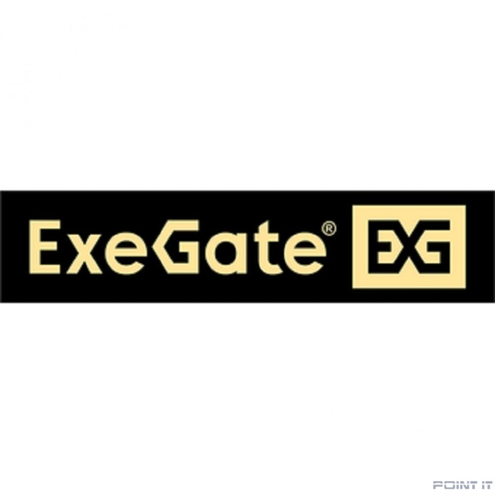 Exegate EX296162RUS Серверный корпус ExeGate Pro 1U430-02 <RM 19", высота 1U, глубина 430, без БП, USB>