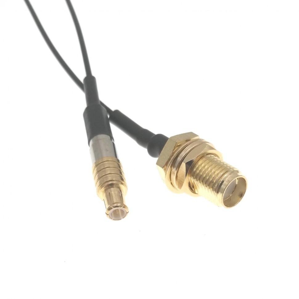 Адаптер для модема (пигтейл) MCX(male)-SMA(female) кабель RF1.13 15см.
