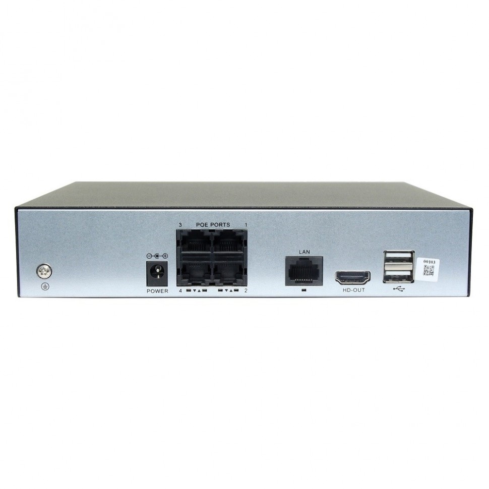 AR-N910PF - сетевой IP видеорегистратор (NVR), 4 порта PoE (до 8 Мп)