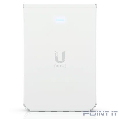 Ubiquiti UniFi 6 AP In-Wall (U6-IW) {2,4+5 ГГц, Wi-Fi 6, 4х4 MU-MIMO, 5х 1G RJ45}