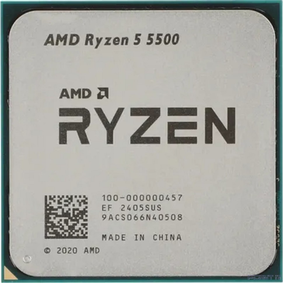 CPU AMD Ryzen 5 5500 OEM (100-000000457) {3,60GHz, Turbo 4,20GHz, Without Graphics AM4}