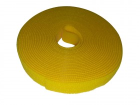 Лента-липучка многоразовая 14,5мм*5м, желтая, Netko