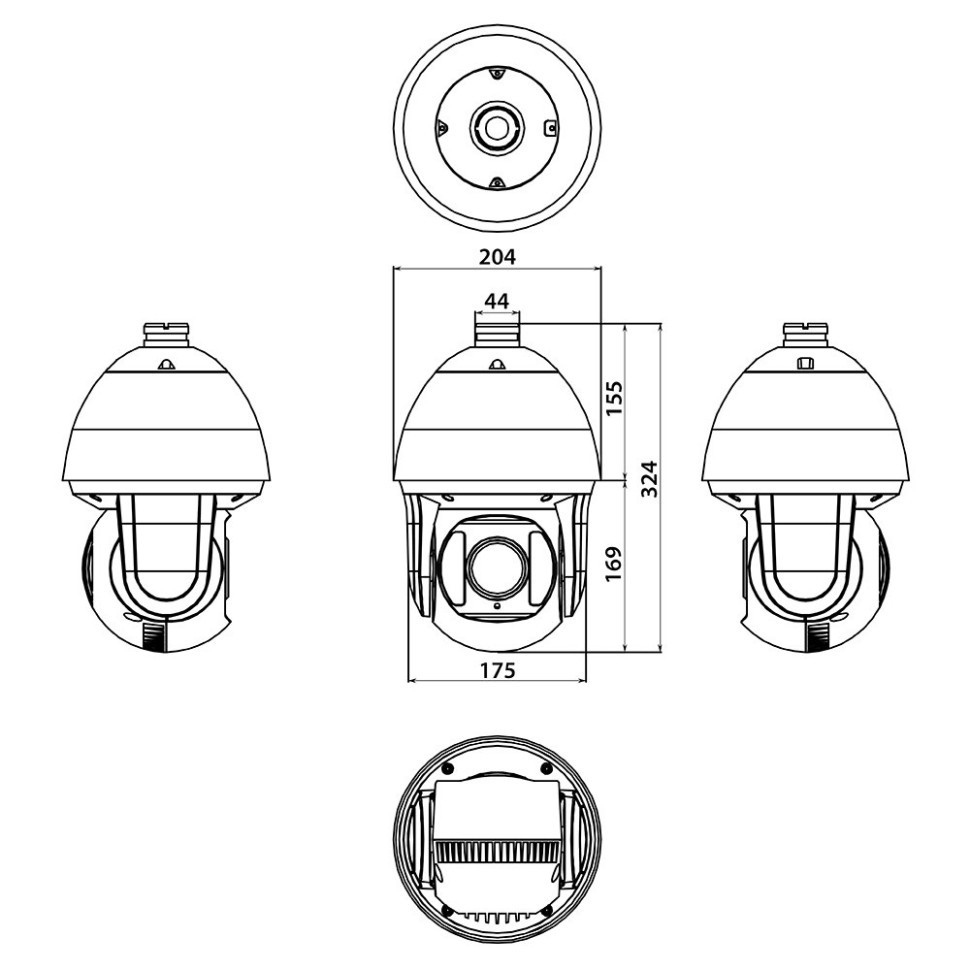 AC-H501PTZ22H - уличная высокоскоростная поворотная AHD/TVI/CVI/960H камера