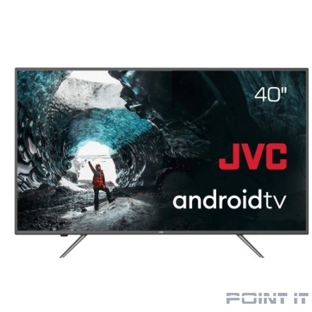 JVC LT-40М690 черный {40" (102см) - Google Android TV, Android 9, FullHD, 1920x1080, Bluetooth, DVB-C, DVB-T, DVB-T2, Слот CI/CI+}