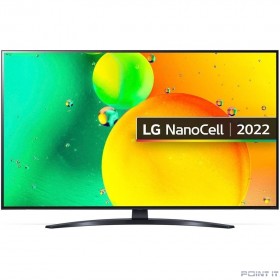 Телевизор LG 65&quot; 4K/Smart 3840x2160 TV webOS черный / синий 65NANO766QA.ARUB