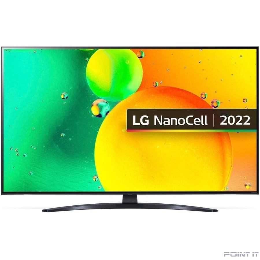 Телевизор LG 65" 4K/Smart 3840x2160 TV webOS черный / синий 65NANO766QA.ARUB