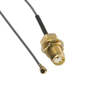 Адаптер для модема (пигтейл) IPEX4(MHF4)-SMA(female) кабель RF0,81 15см.