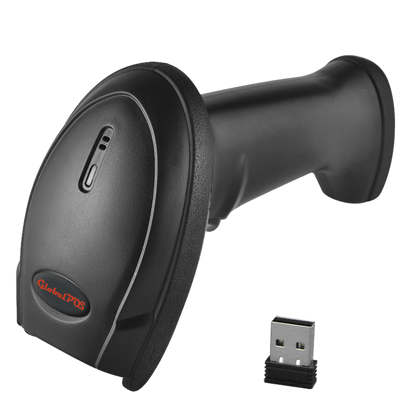 Сканер штрихкода GP-9400B, ручной 2D сканер, Bluetooth, USB, черный