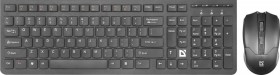 Беспроводная клавиатура/мышь COLUMBIA C-775 RU BLACK 45775 DEFENDER
