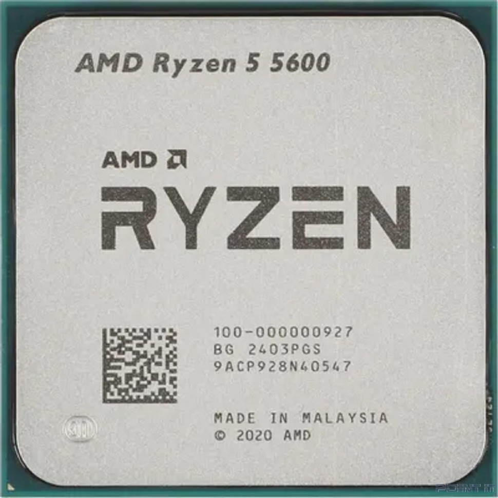 CPU AMD Ryzen 5 5600 OEM (100-000000927) { 3,50GHz, Turbo 4,40GHz, Without Graphics AM4}