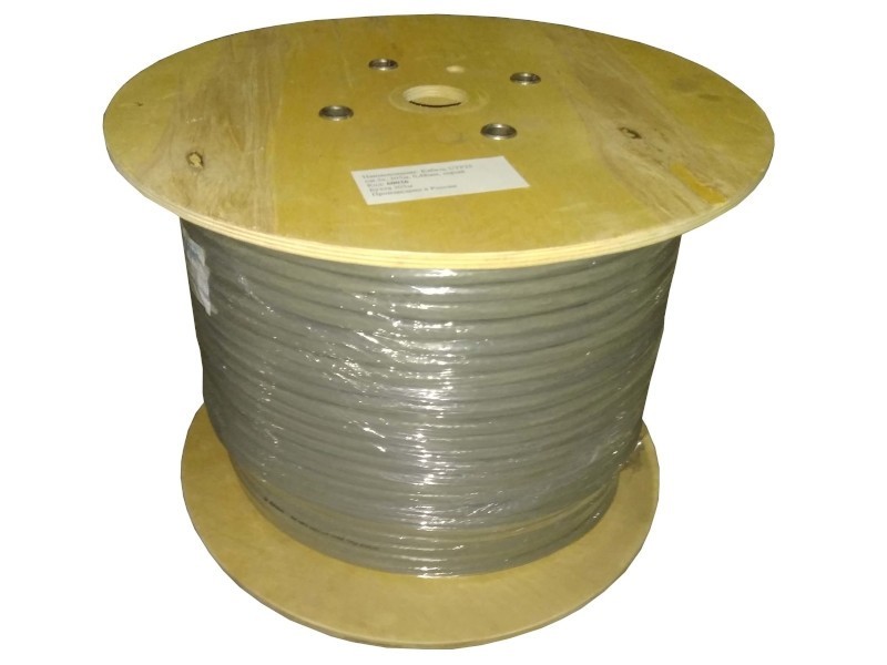 Кабель UTP25 cat.5e, , 24 AWG, серый 3м