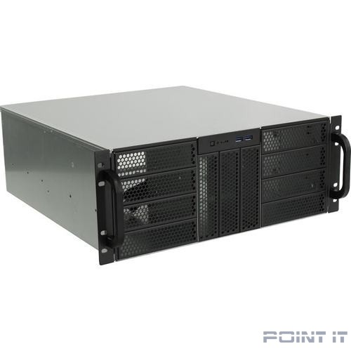 Procase RE411-D11H0-C-48 Корпус 4U server case,11x5.25+0HDD,черный,без блока питания,глубина 480мм,MB CEB 12"x10,5"