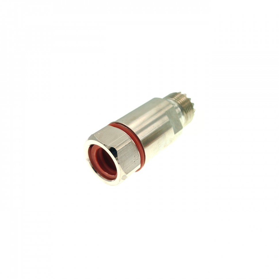 ВЧ-разъём UHF(female) SO239 прижимной под кабель 1/2