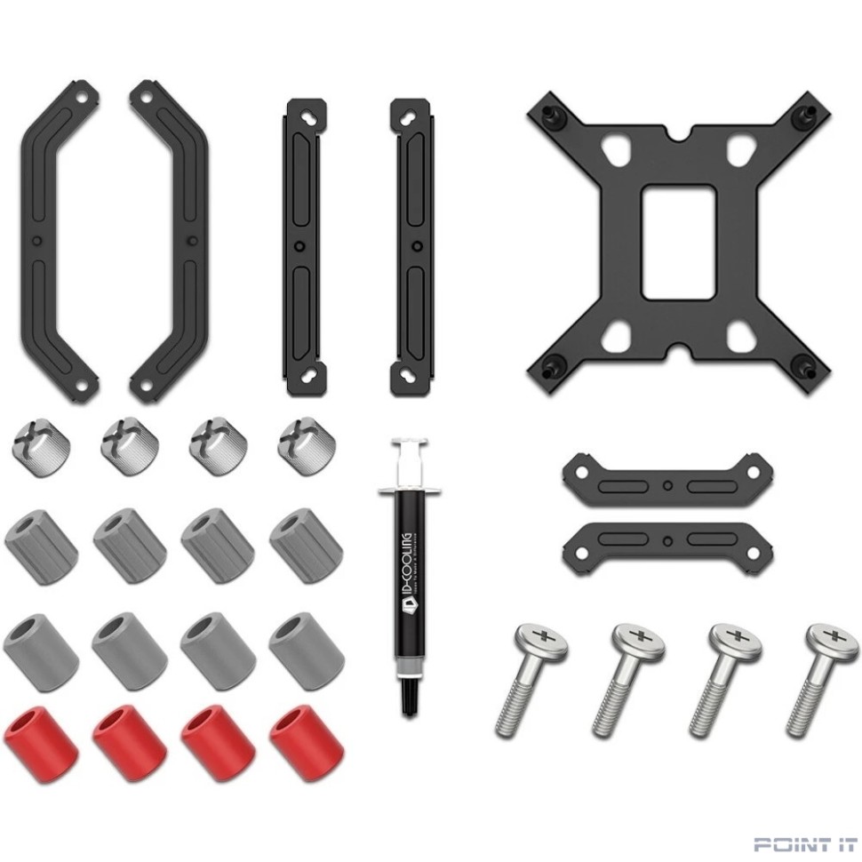 Cooler ID-Cooling IS-37-XT BLACK LGA1700/1200/115X/AM5/AM4 низкопрофильный высота 37mm 