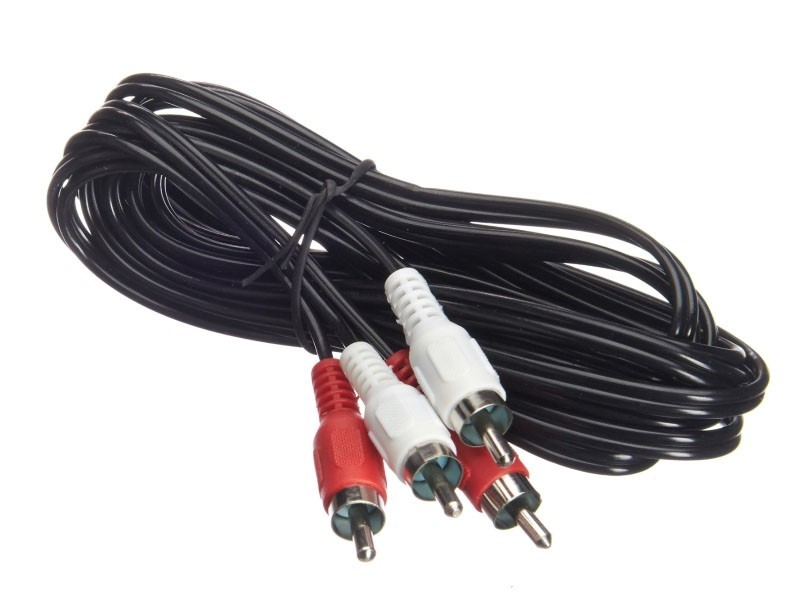 Шнур аудио-видео: 2RCA-2RCA ( длина 3 м, литой), NETKO Optima