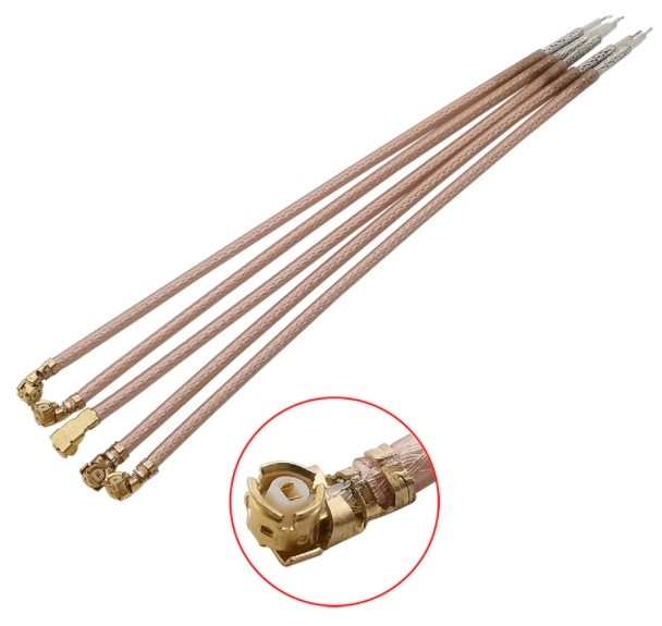 Адаптер для модема (пигтейл) U.fl(IPEX)-без разъёма кабель RG178 30см.
