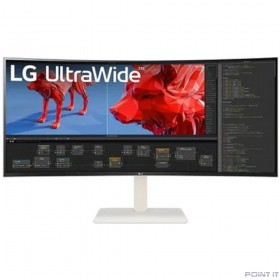 Монитор LCD LG 38&quot; 38WR85QC-W UltraWide белый {IPS 3840x2600 144Hz 5ms 600cd 1000:1 2xHDMI DisplayPort USB-C USB HDR600 G-SYNC} [38wr85qc-w.aruz]