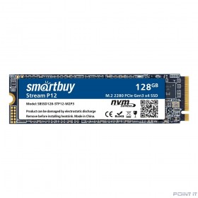 Smartbuy M.2 SSD 128Gb Stream P12 SBSSD128-STP12-M2P3 NVMe PCIe3 