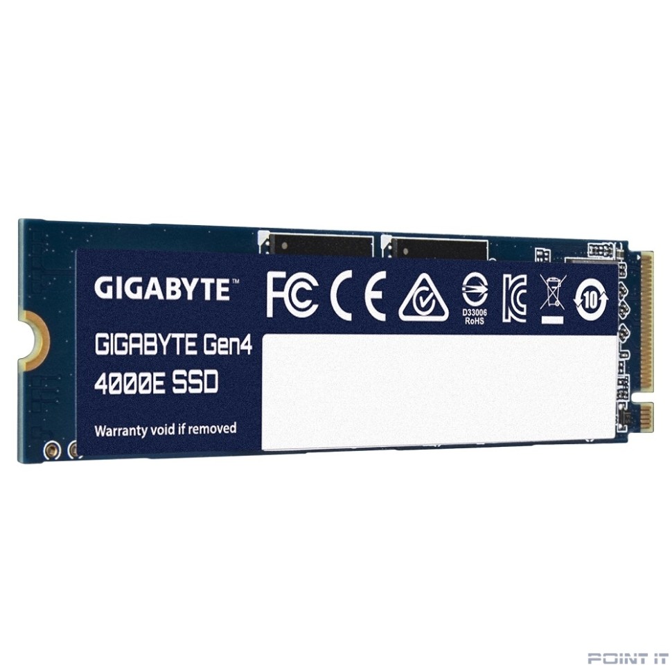 Gigabyte SSD M.2 500GB 2280  Gen4 4000E SSD PCI Express 4.0x4, NVMe 1.4, 3600/3000, MTBF 1.5M, 3D NAND, 300TBW, RTL