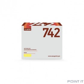 Easyprint CE742A Картридж (LH-742) для HP CLJ CP5225/5225n/5225dn  (7300 стр.) желтый, с чипом, восст.
