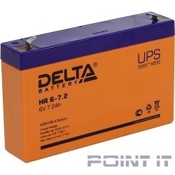 Delta HR 6-7.2 (7.2 А\ч, 6В) свинцово- кислотный аккумулятор  