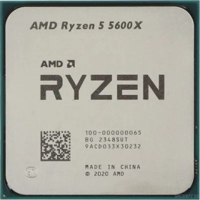 CPU AMD Ryzen 5 5600X OEM (100-000000065) {3,70GHz, Turbo 4,60GHz, Without Graphics AM4}