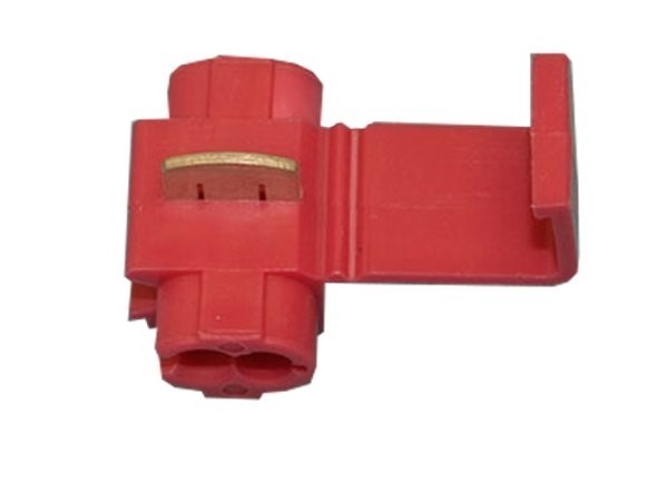 Ответвитель для провода 878100-14, обжимной, изолированный, AWG22-16, красный, 100шт., NETKO Optima