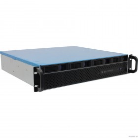 Procase ES204XS-SATA3-B-0 Корпус 2U Rack server case (4 SATA III/SAS 12Gbit hotswap HDD), черный, без блока питания, глубина 400мм, MB 12&quot;x13&quot;