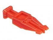 Штекер размыкающий на 1 пару, красный NETKO Optima 10шт