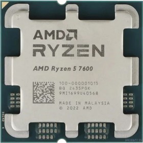 CPU AMD Ryzen 5 7600 OEM (100-000001015) {Raphael, 6C/12T, 3.8/5.1GHz, 32MB, 65W} 