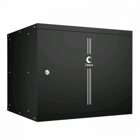 					Cabeus WSC-05D-9U55/45m-BK Шкаф телекоммуникационный настенный 19 9U, серия LIGHT разборный, дверь металл, цвет черный				 