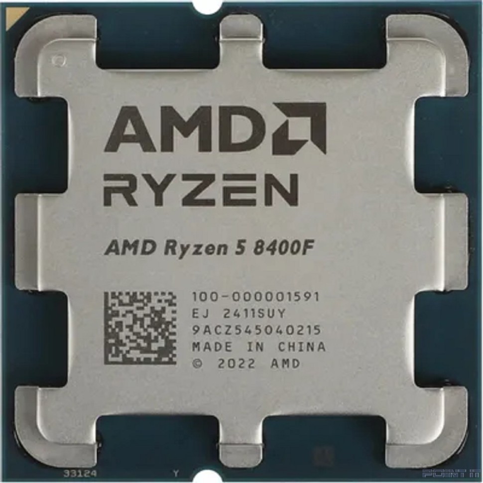 CPU AMD Ryzen 5 8400F OEM (100-000001591) {Phoenix, 4nm, C6/T12, Base 4,20GHz, Turbo 4,70GHz, without graphics, L3 16Mb, TDP 65W, AM5}