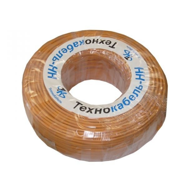 Кабель сигнальный ТЕХНОКАБЕЛЬ, неэкранированный, КПСнг(А)-FRHF, 1*2*0.75мм2 (0,98мм) 50м, оранж. АКЦИЯ
