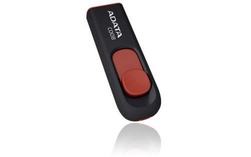 Флэш-накопитель USB2 64GB BLACK/RED AC008-64G-RKD ADATA