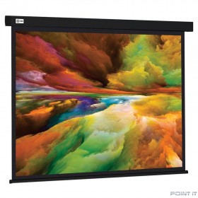 Экран Cactus Wallscreen CS-PSW-206X274-BK,  274х206 см, 4:3,  настенно-потолочный черный