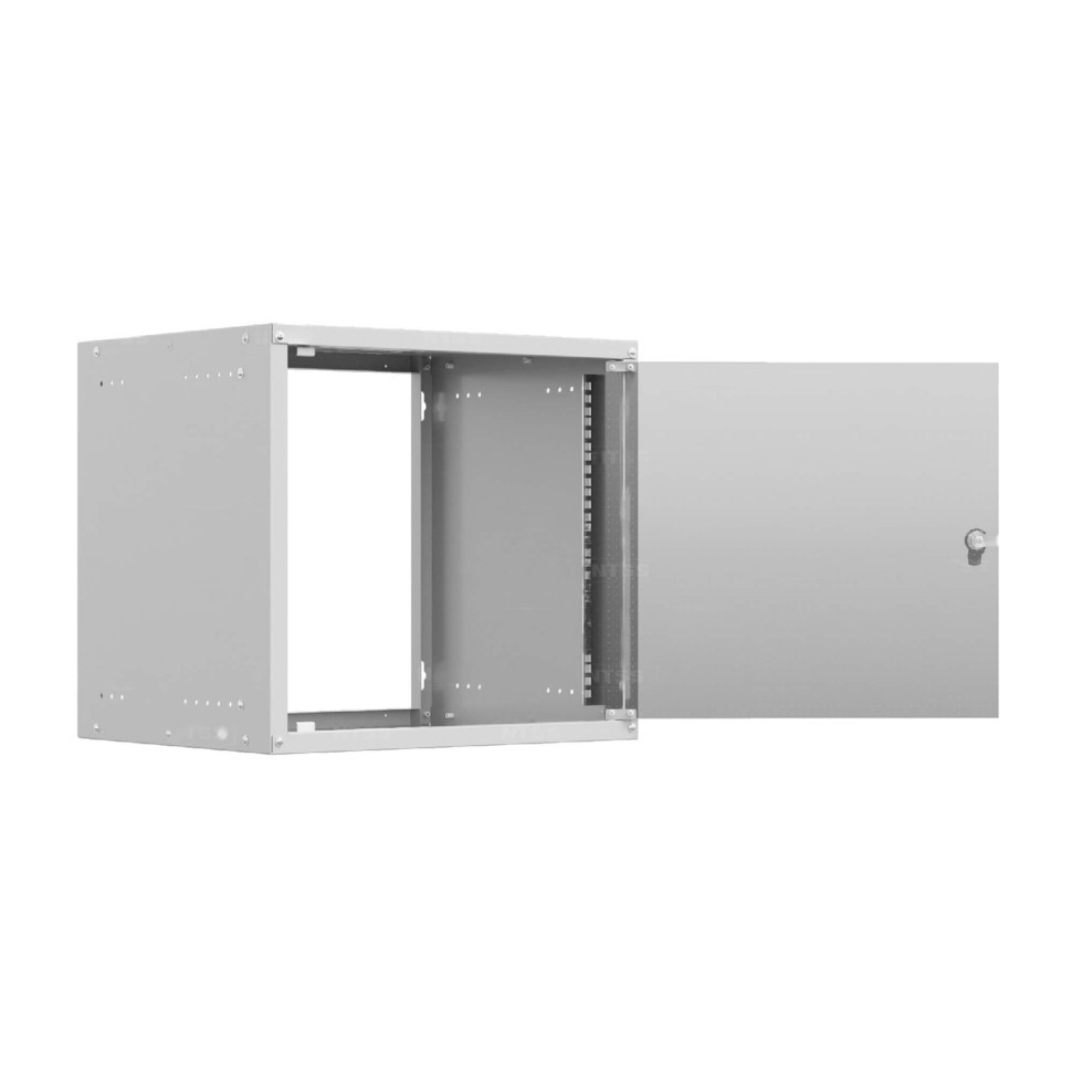Шкаф настенный телекоммуникационный NTSS LIME 9U (Ш*Г*В 550*450*500) 19 разобранный, стеклянная дверь, серый