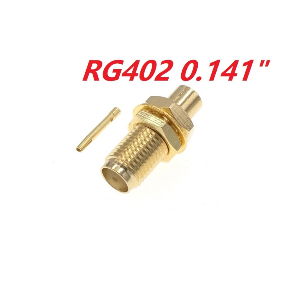 ВЧ-разъём SMA(female) под пайку RG-402