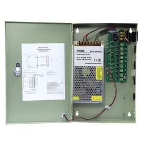 AP-B12/100-9 - блок питания 12В / 9 выходов по 1,1А стабилизированный