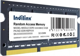 Модуль памяти для ноутбука SODIMM 8GB DDR3-1600 IND-ID3N16SP08X INDILINX