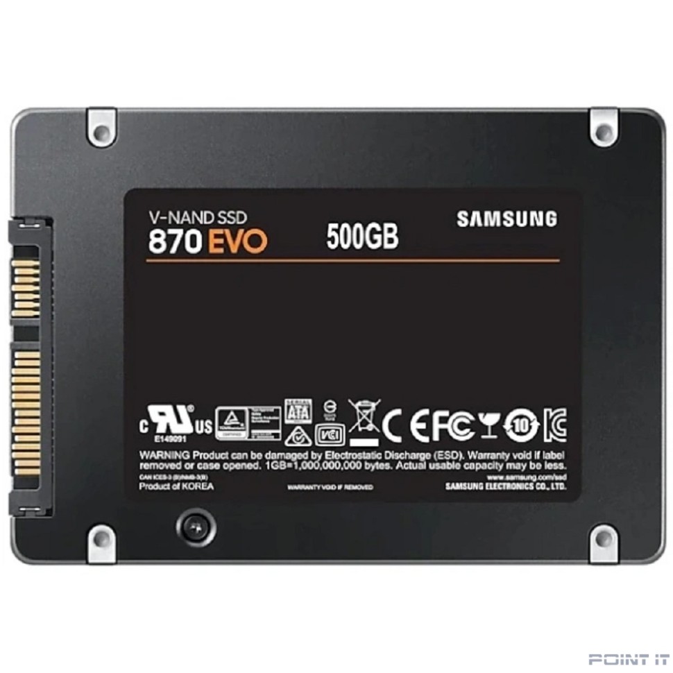 Samsung SSD 500Gb 870 EVO MZ-77E500B/KR (SATA3)