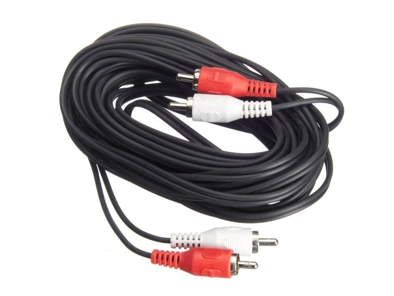 Шнур аудио-видео: 2RCA-2RCA ( длина 7 м, литой), NETKO Optima 2шт