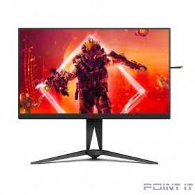 Монитор LCD AOC 27&quot; AG275QXN черный/красный {VA 2560x1400 165Hz 1ms 16:9 матовая 400cd 178/178 HDMI DisplayPort HAS Pivot USB}