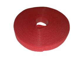 Лента-липучка многоразовая 14,5мм*5м,  красная, NETKO Optima
