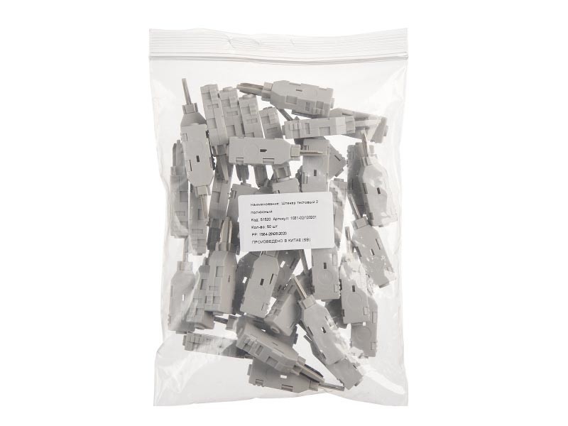 Штекер тестовый двухполюсный без шнура NETKO Optima