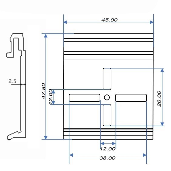 AP-DIN-HM1 - DIN-держатель блоков питания