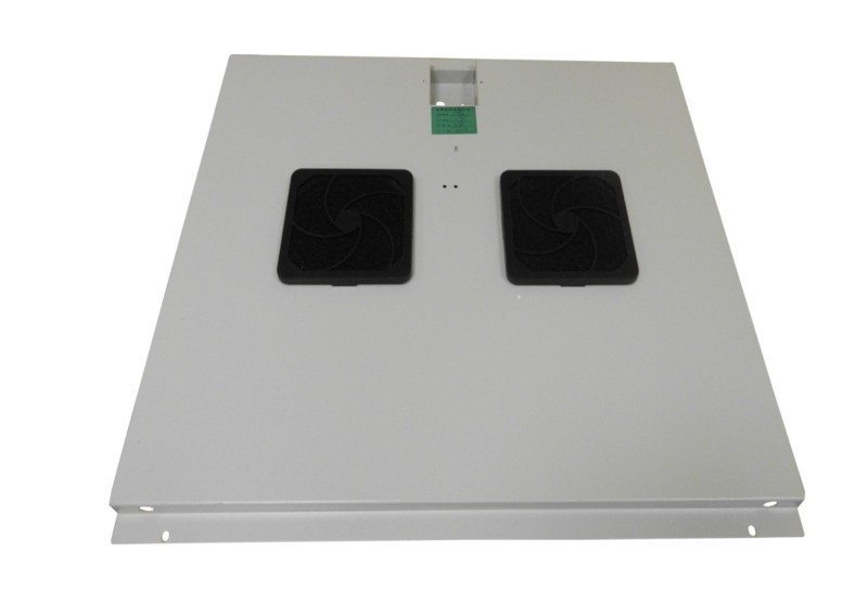 Блок вентиляторов 2 шт для TE глубиной 600 с кабелем серый Netko