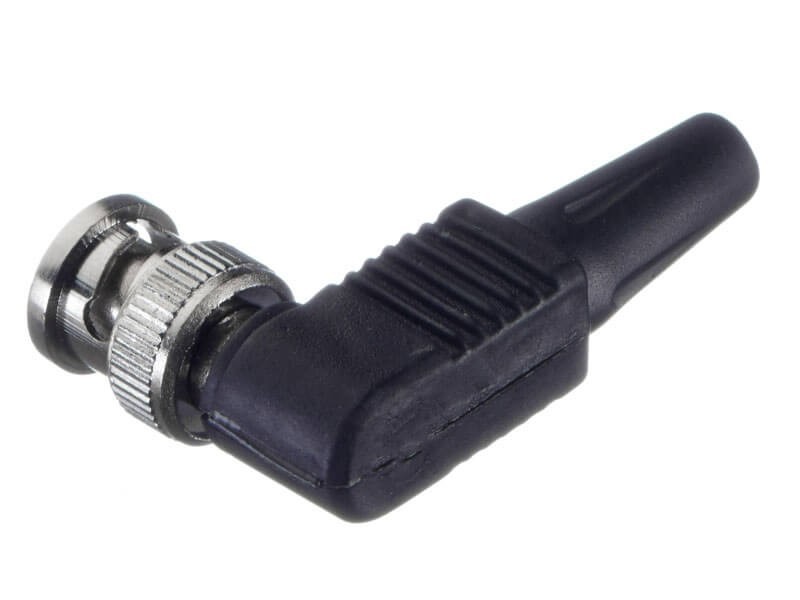 Коннектор BNC-7101B угловой, пластик, медь NETKO Optima 20 шт