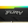 Memory Module KINGSTON Fury Beast Gaming DDR4 Общий объём памяти 32Гб Module capacity 16Гб Количество 2 3600 МГц Радиатор Множитель частоты шины 18 1.35 В RGB черный KF436C18BB2AK2/32